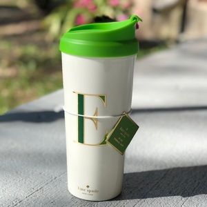(NWT) Kate Spade Initial Tumbler